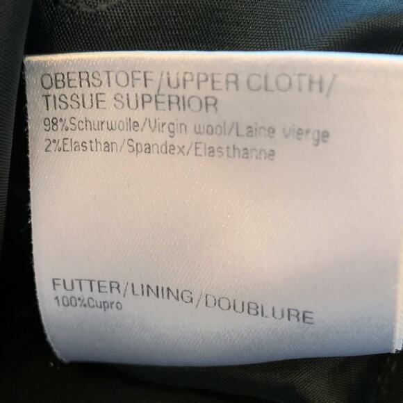 LOUIS FERAUD Black Two Piece Suit Skirt Blazer Jacket 46/14 - Picture 6 of 16